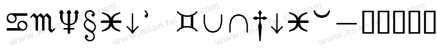 SWItalc Regular字体转换